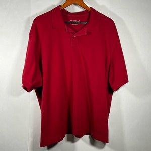 Eddie Bauer Men’s Red Polo (Size: XXL)